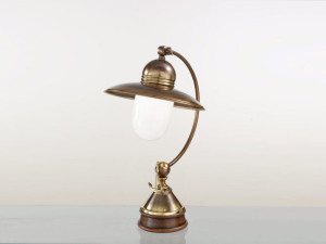 Регулируемая латунная светодиодная настольная лампа