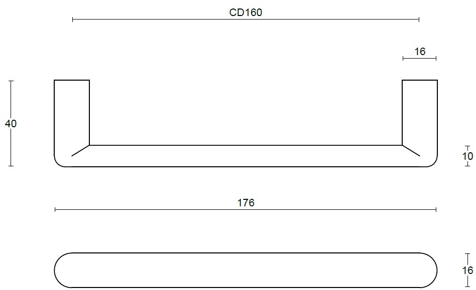 Formani Мебельная ручка из нержавеющей стали Inc 3604m001inxx0 - Вид №1