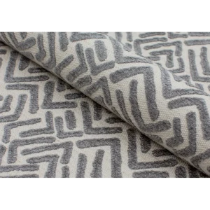 Ткань 1 п/м Шенилл Viola Зигзаг 140 см цвет серый