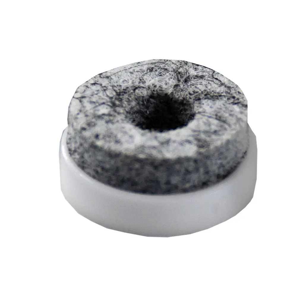 Накладка на мебельные ножки KONSENSA 17 мм круглые шерсть цвет серый 4 шт STLM-2098346 - Вид №2