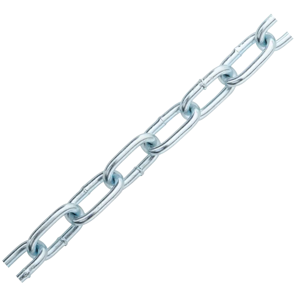 Цепь Standers оцинкованная сталь короткое звено 4 мм 2.5 м/уп STLM-2199666
