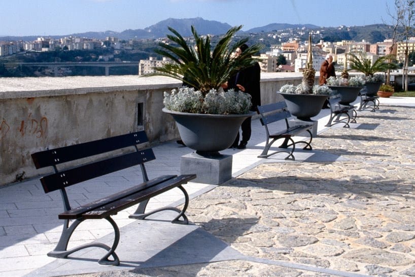 Деревянная скамья со спинкой Neri Salix ARCH-00078434 - Вид №3