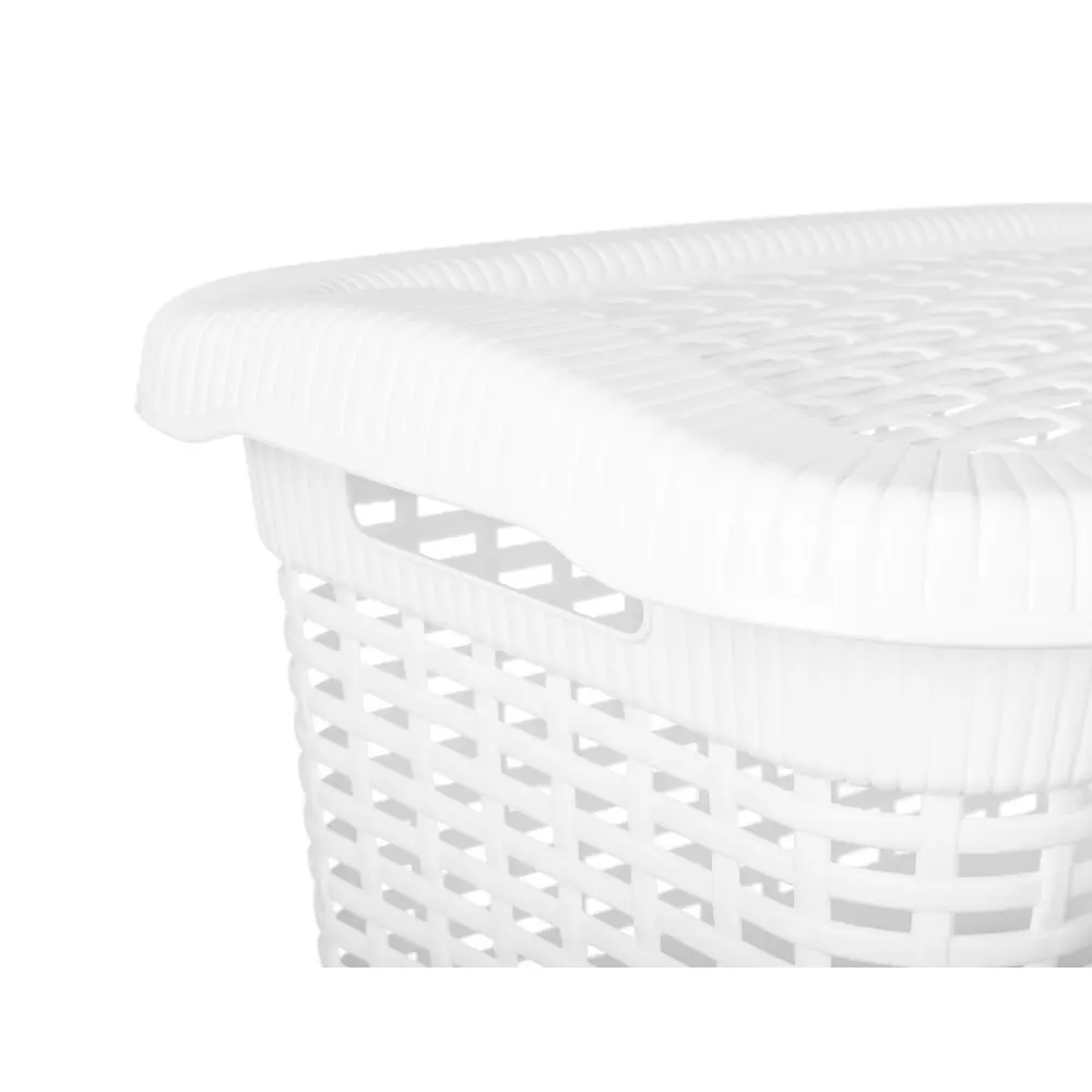 Корзина универсальная 42x30x25 см прямоугольная цвет белый Santreyd Econova STLM-2180239 - Вид №4
