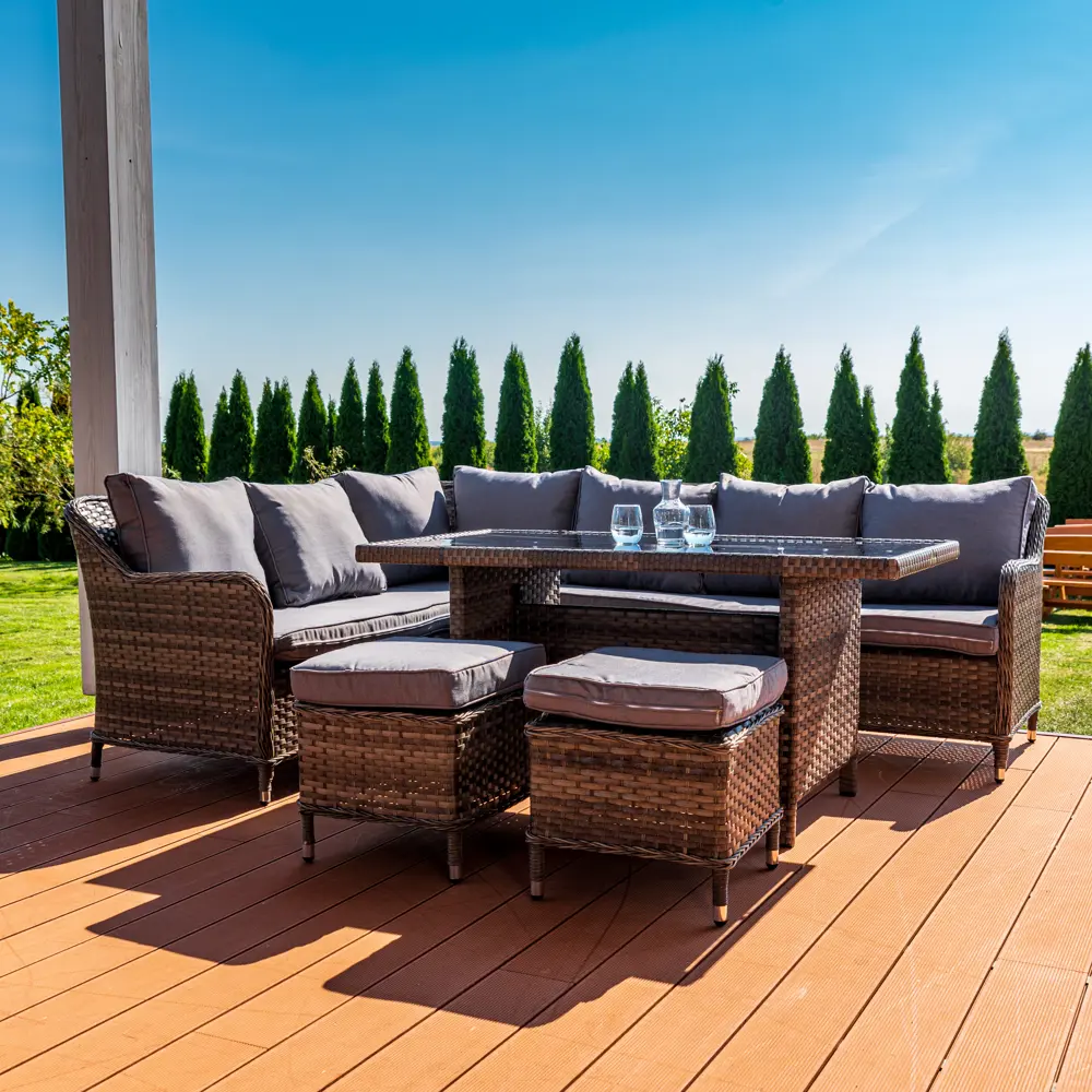 Набор садовой мебели для отдыха Emiliano Collection Dreamer серый Santreyd STLM-2141718 - Вид №1