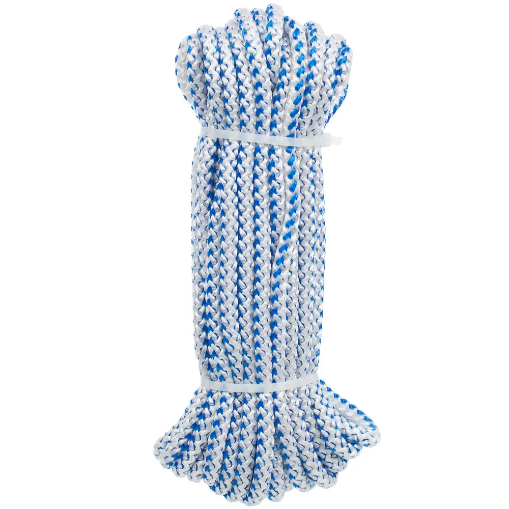 Шнур хозяйственно-бытовой Standers с сердечником 6 мм, 10 м, цвет белый/синий STLM-2029939 - Вид №2