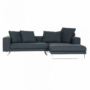 Диван трехместный угловой темно-серый Linnea SITS ДИЗАЙНЕРСКИЕ, LINNEA 192111 Серый