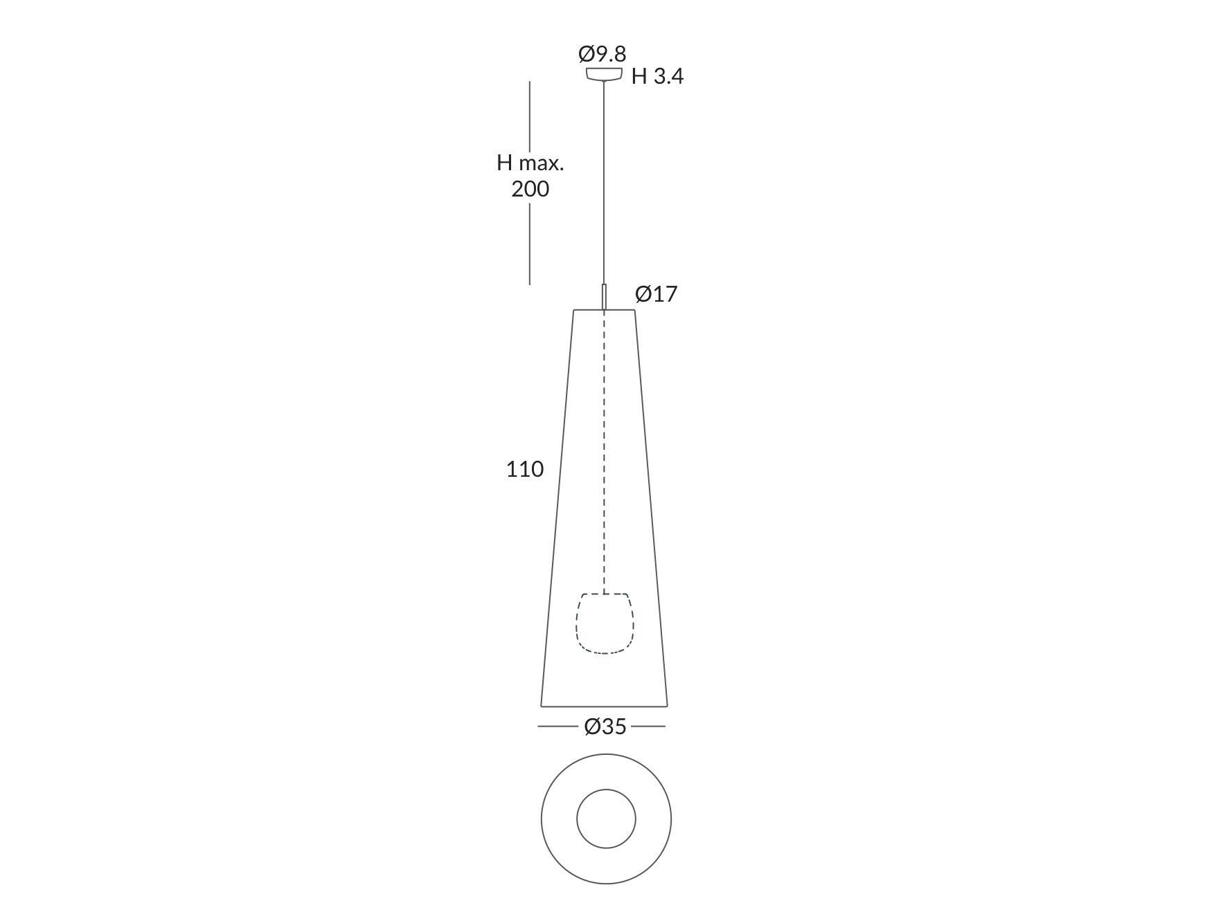 Открытый веревочный светодиодный подвесной светильник Olé Lighting Савина ARCH-00066185 - Вид №2