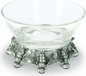 10648860 Vagabond House Конфетница Vagabond House Пчелы 13см, стекло Стекло