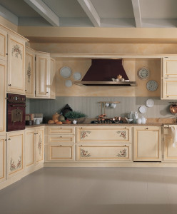 201 Tifernoit Кухня с декором «Гранаты» Cucina