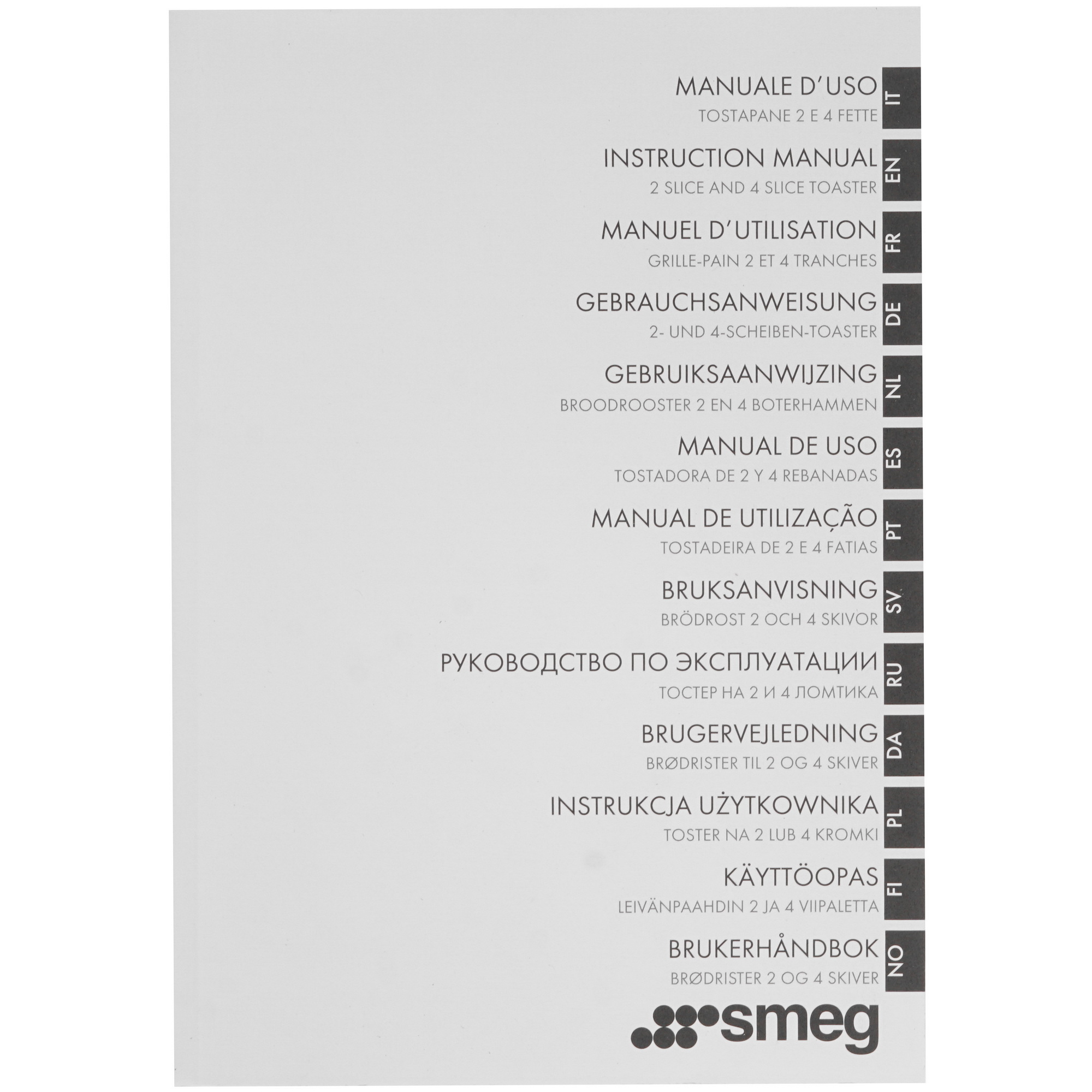 1152602 Тостер Smeg TSF01RDEU красный STDN-0112480 - Вид №6