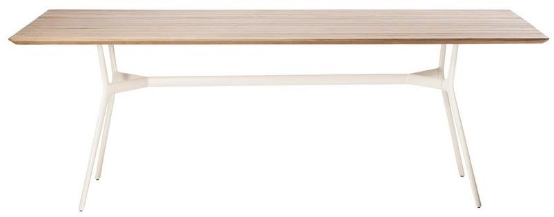 TRIBÙ Прямоугольный садовый стол из алюминия и дерева Branch 07652t/07654t - Вид №3