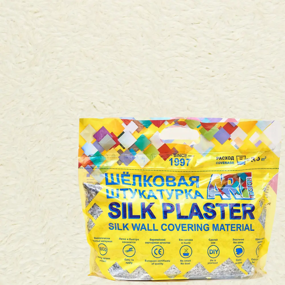 Жидкие обои Silk Plaster АртДизайн 280 0.9 кг цвет белый 82453408 STLM-2012385 