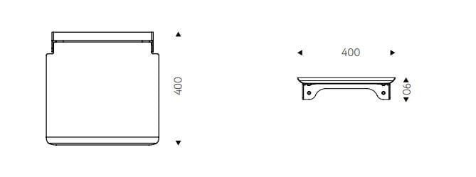 Металлическое сиденье для душа EVER Life Design ARCH-00120245 - Вид №2