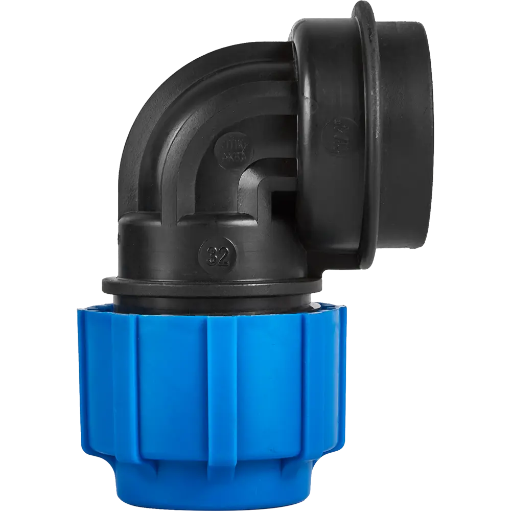 ПОЛИТЭК Отвод 90° для полиэтиленовых труб 1 1/4"×32 мм с внутренней резьбой 82382589 STLM-0802081 - Вид №1