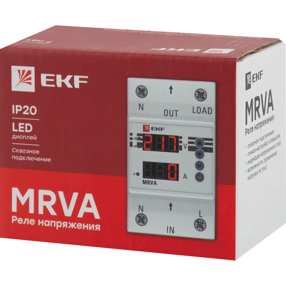 Реле напряжения и тока EKF MRVA 32A 82502619 STLM-2046366  - Вид №3