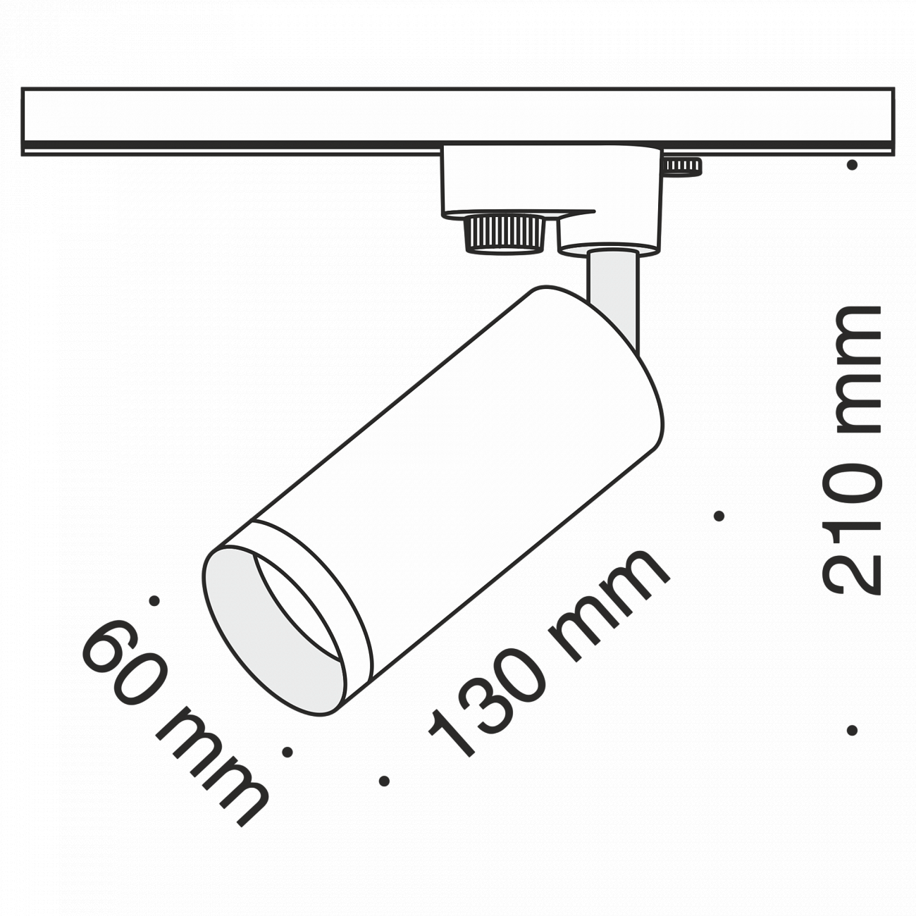 Трековый светильник розовый TR004 TECHNICAL SINGLE PHASE TRACK SYSTEM 00-3956208 Золото;розовый  - Вид №5