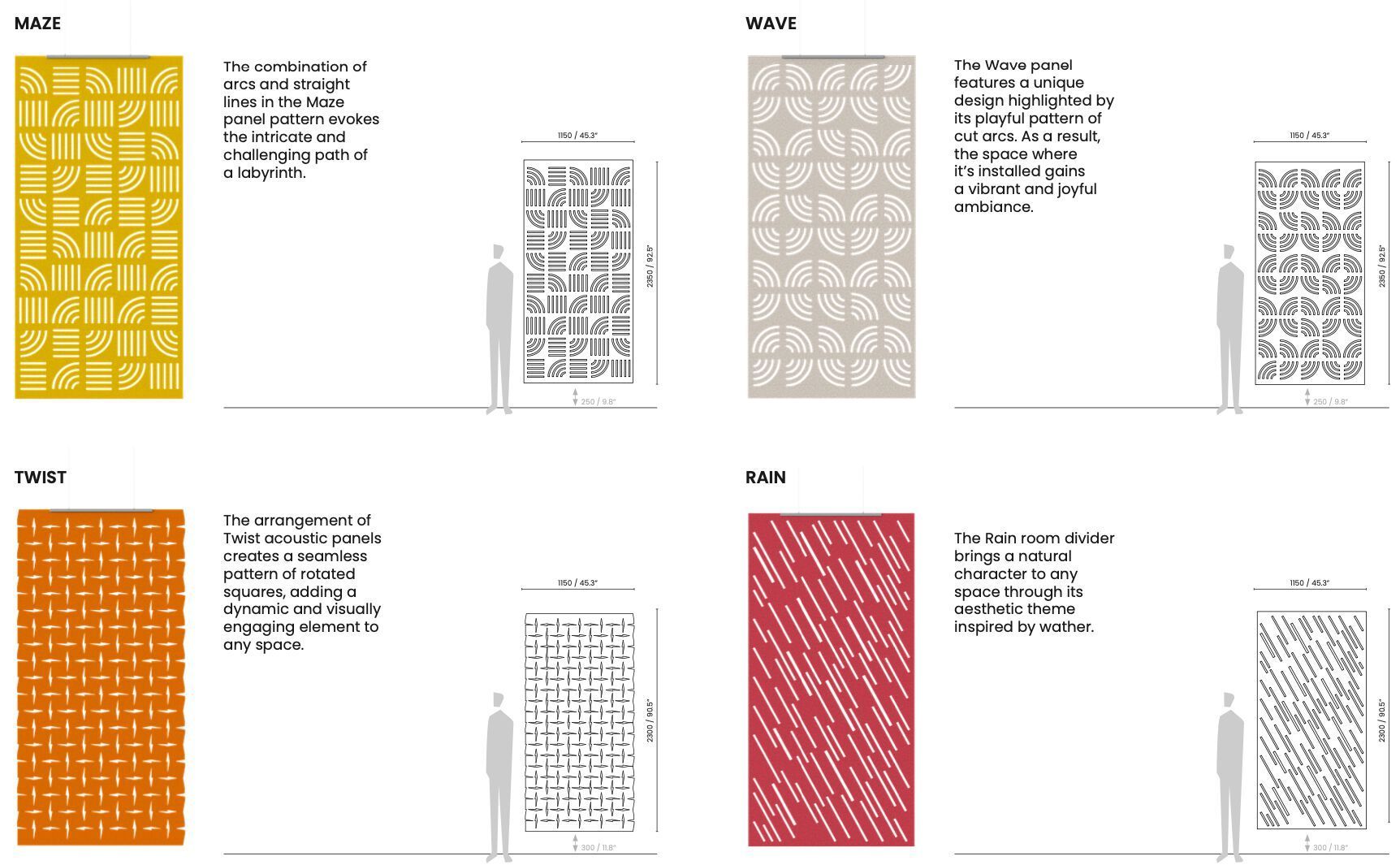 Подвесная офисная акустическая панель Askia RECTANGULAR ARCH-00082461 - Вид №3