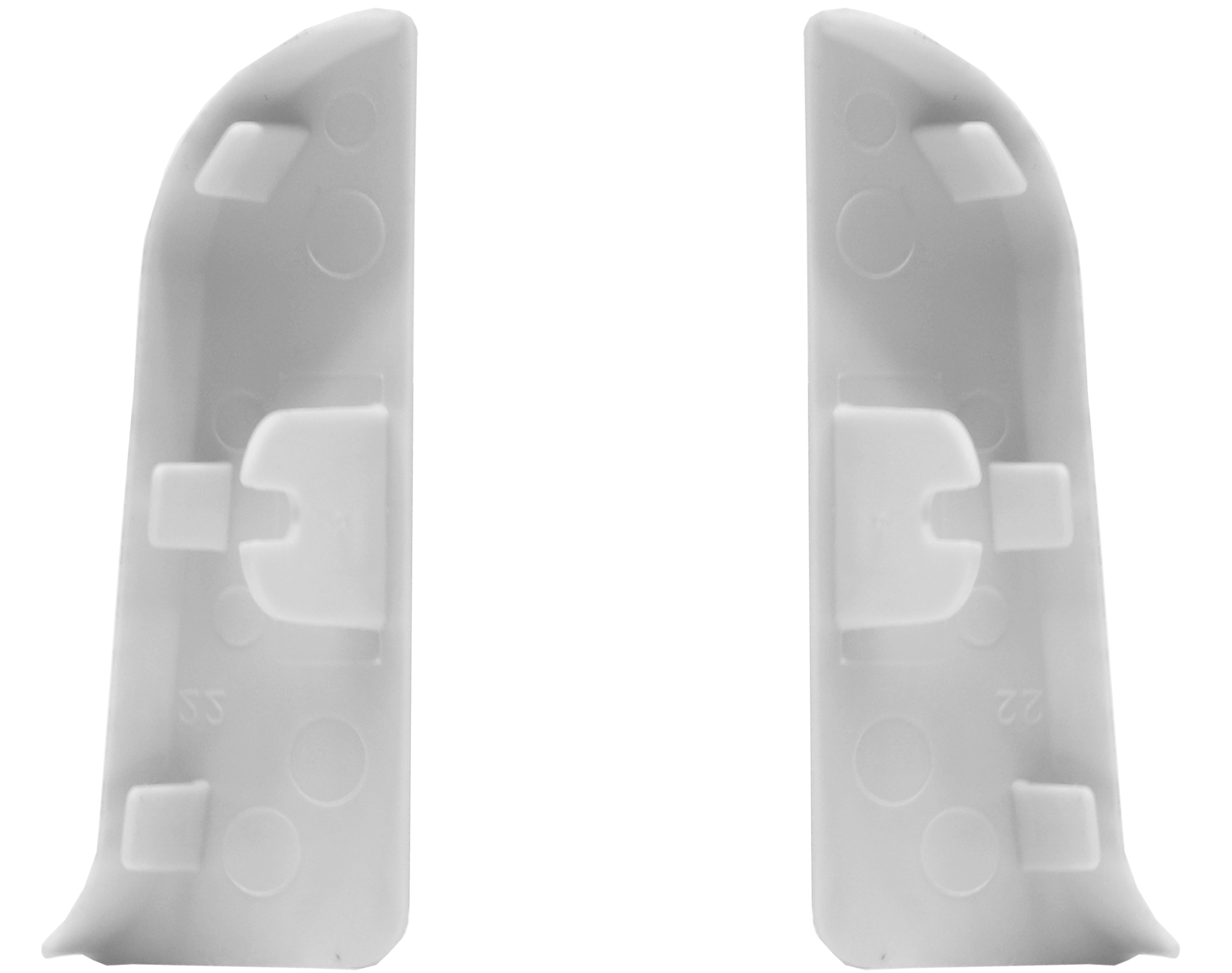 83411653 Заглушка левая и правая белый матовый 70 мм 2 шт. STLM-0041185 Santreyd  - Вид №1