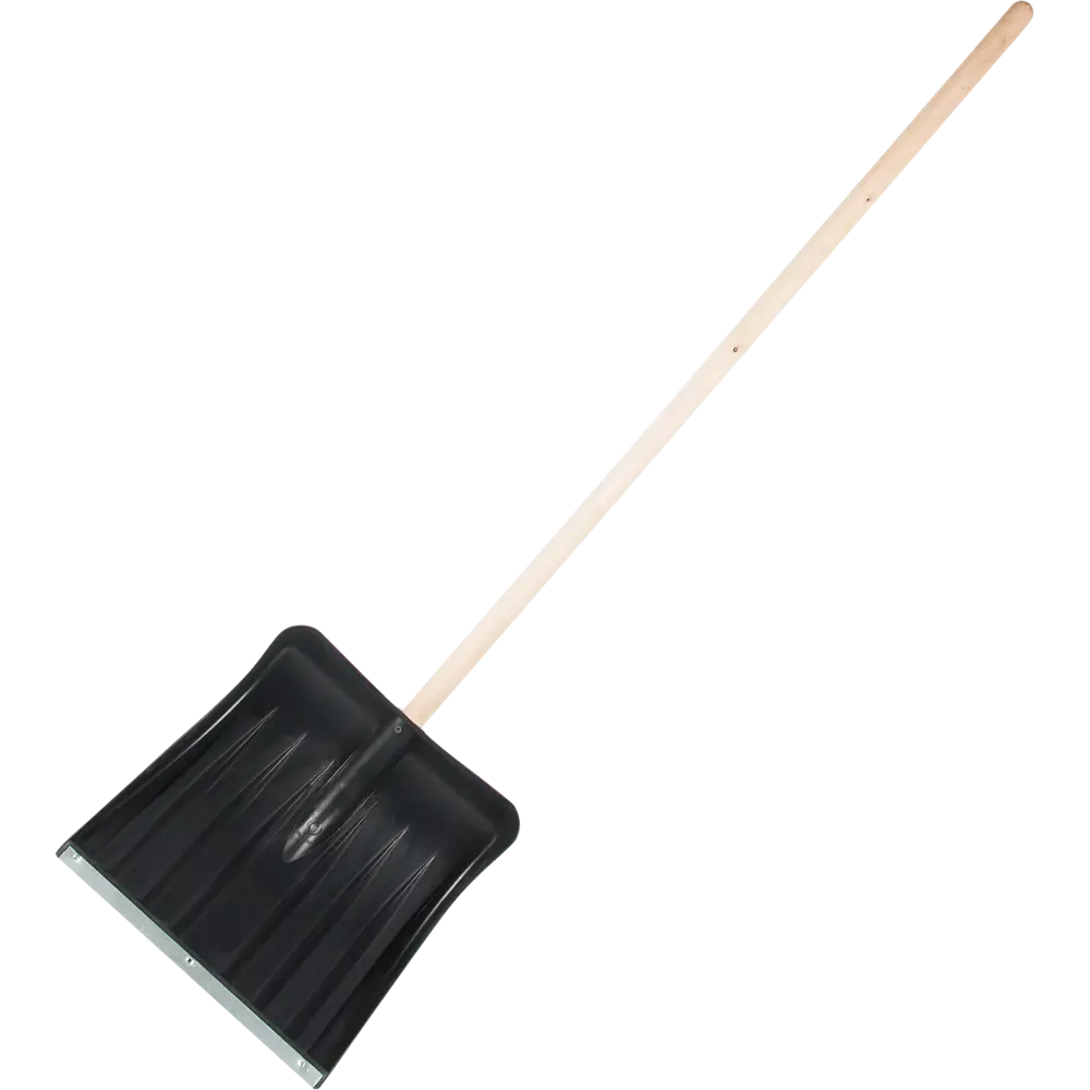 Снеговая лопата Santreyd с пластиковым ковшом и деревянным черенком 18170278 STLM-0009815
