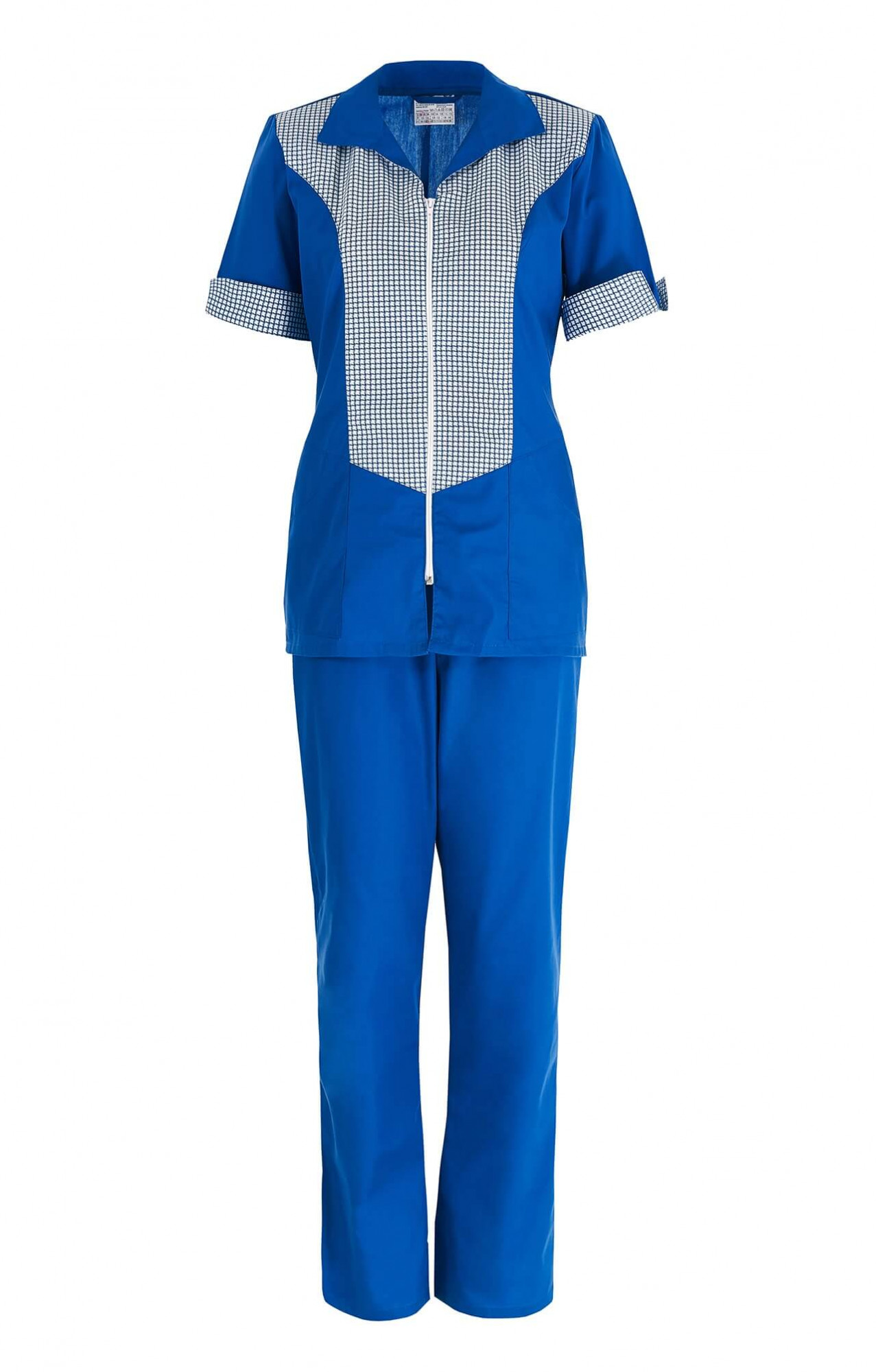 66093 Костюм "Грация" василек  Одежда для обслуживающего персонала  размер 62 Спецодежда 