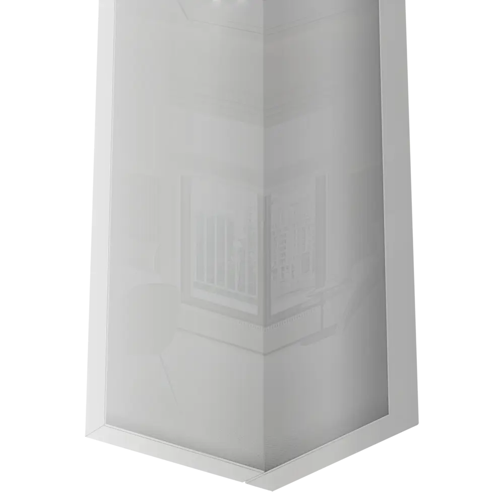 Фальшпанель для кухонного шкафа Аша 102.1x9.7 см KONSENSA ДСП цвет серебро Аша серебро STLM-2168346 - Вид №4