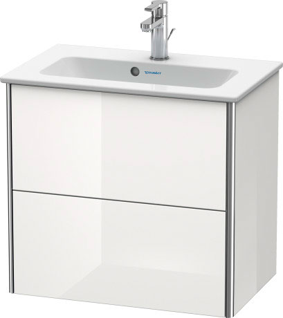 XS416500707 XSquare Тумбочка подвесная компакт Бетонно-серый матовый декор Duravit - Вид №2