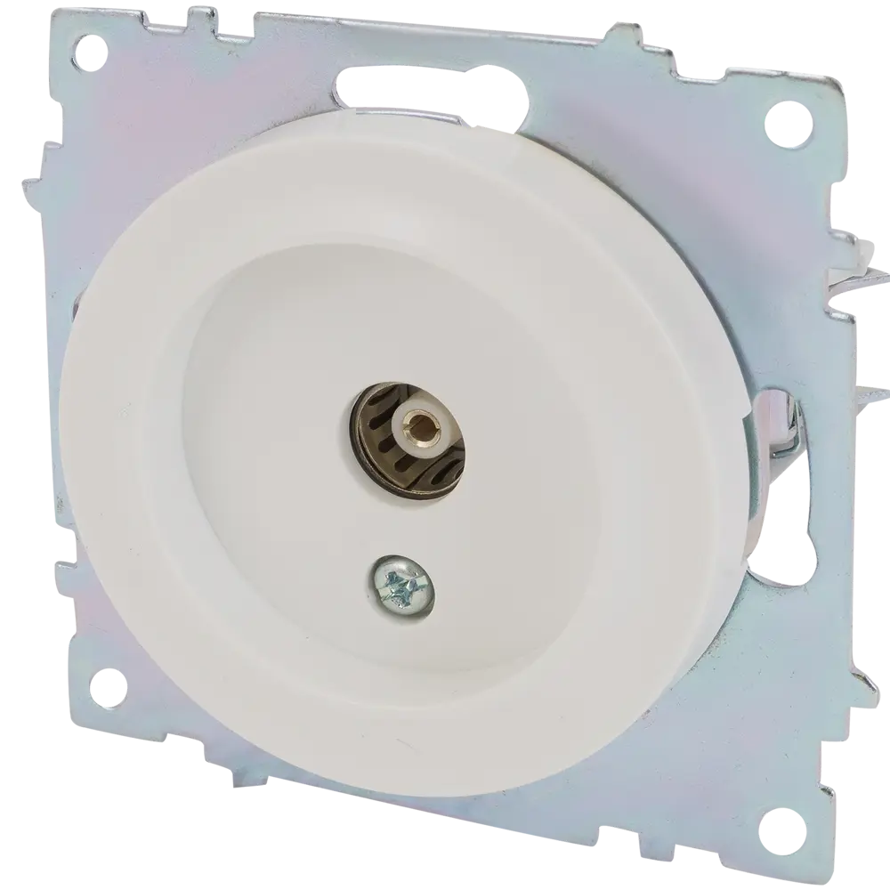 Телевизионная розетка OneKeyElectro Florence белая для скрытого монтажа 82126967 STLM-0019853 - Вид №2