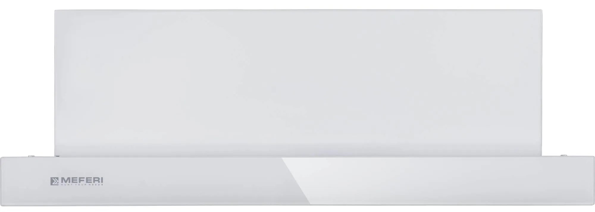 9168672 Вытяжка телескопическая Meferi SLIDEBOX60WH GLASS ULTRA белый/белый STDN-0017073 - Вид №3