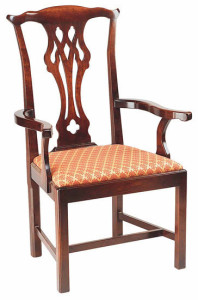 W571 Особняк Чиппендейл Стул ijlbrown