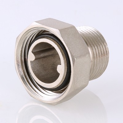 VTr.015.N.05 Фитинг резьбовой – полусгон с накидной гайкой Valtec 3/4"  - Вид №3