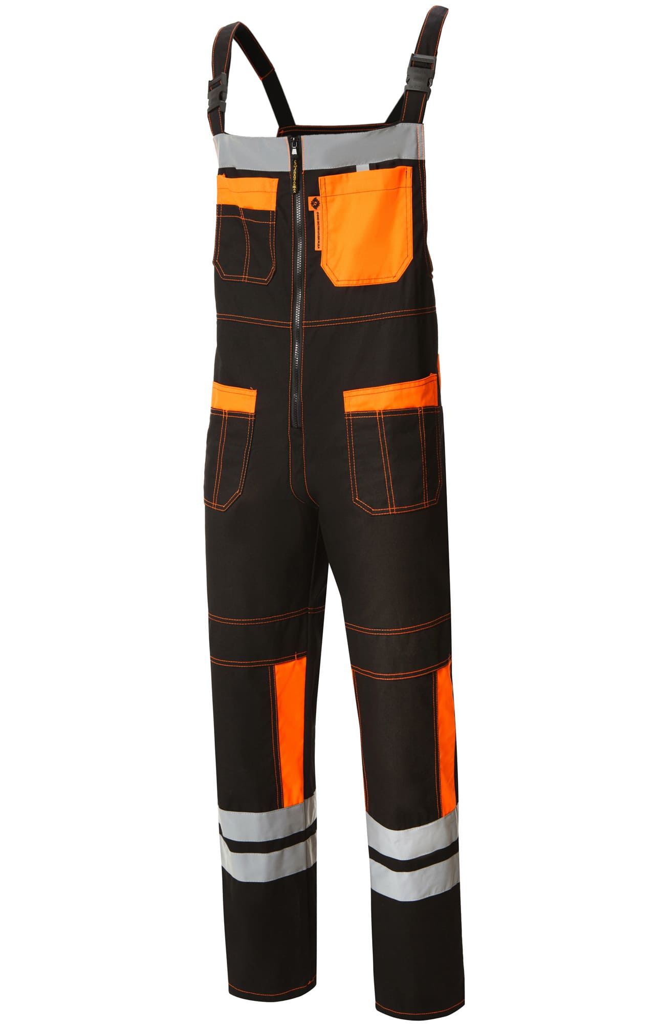 61848 Костюм "Профессионал-2" с СВП черно-оранжевый  Летняя спецодежда  размер 60-62/182-188  - Вид №4