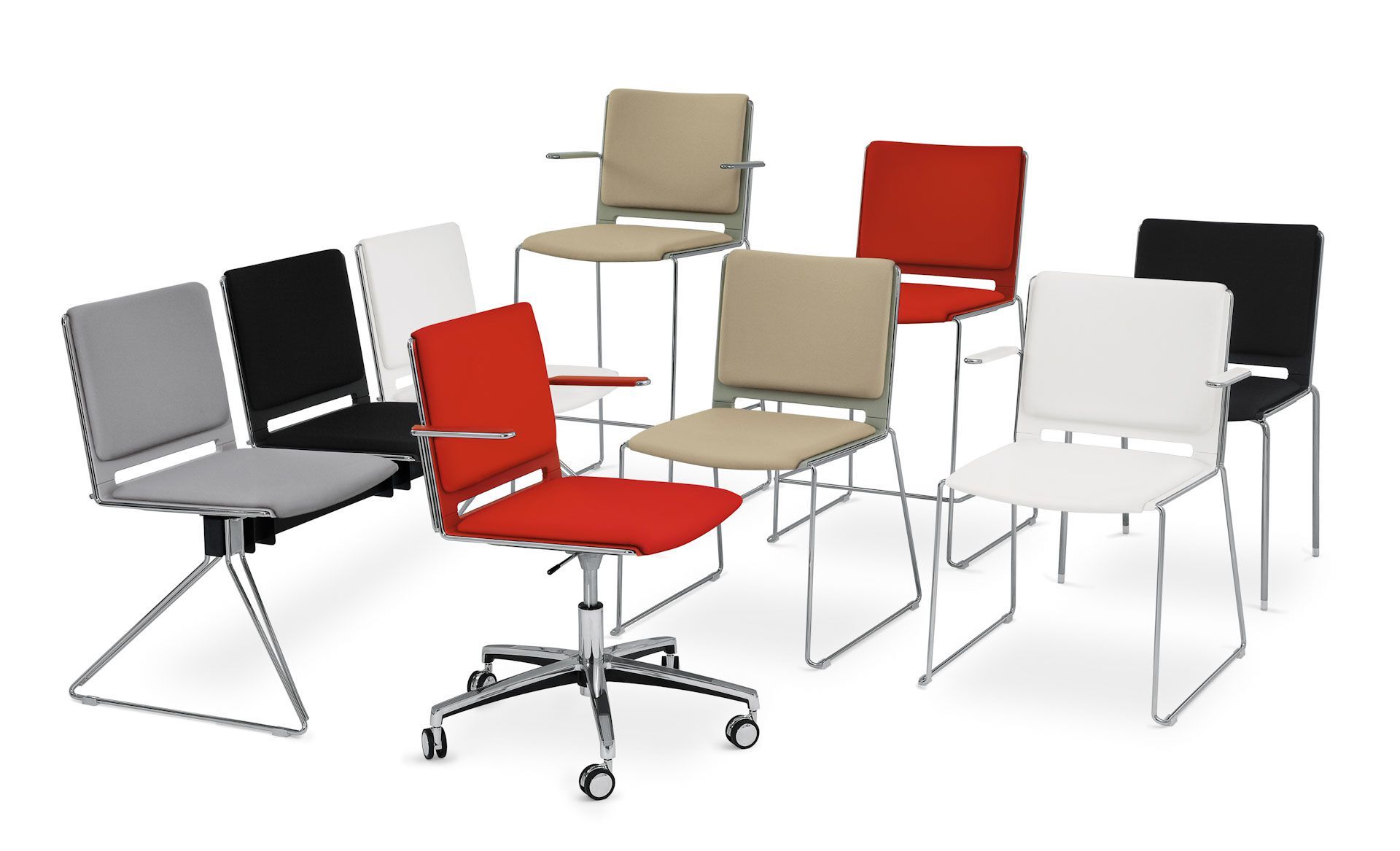 Штабелируемый стул для салазок Diemmebi laFILÒ ARCH-00054666 - Вид №2