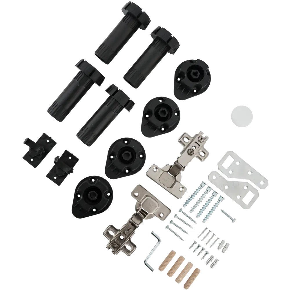 Шкаф напольный "Бэлла" 60x86x60 см, ЛДСП, цвет белый Santreyd STLM-2158740 - Вид №7