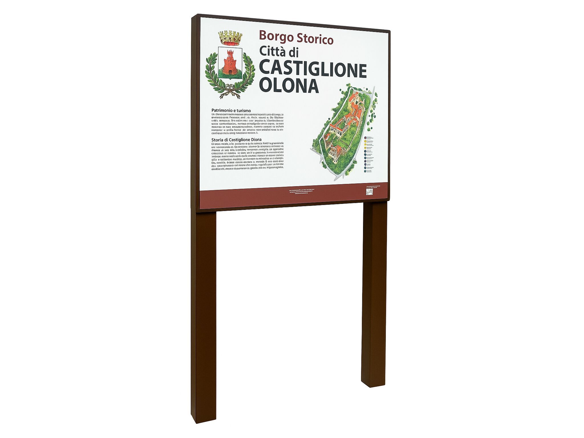 Стальная стойка дисплея Studio Città VERTICAL ARCH-00146979 - Вид №1