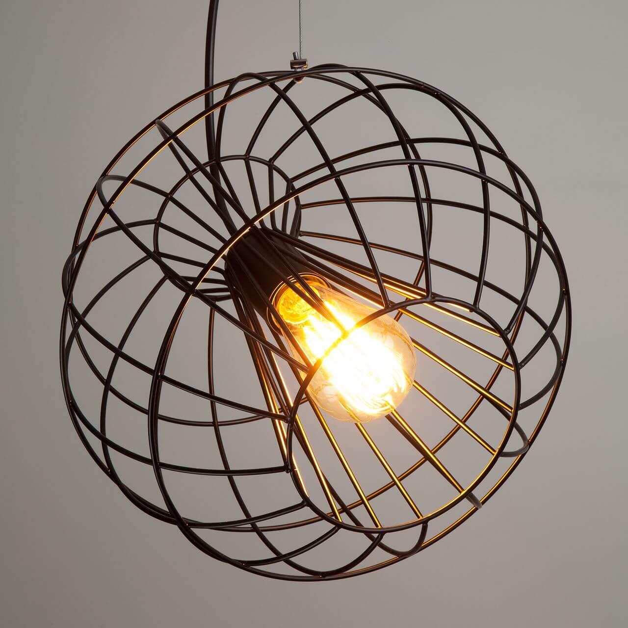 Подвесной светильник Eurosvet Sfera 50060/1 черный EUROSVET SFERA BLACK 196042 Черный  - Вид №1