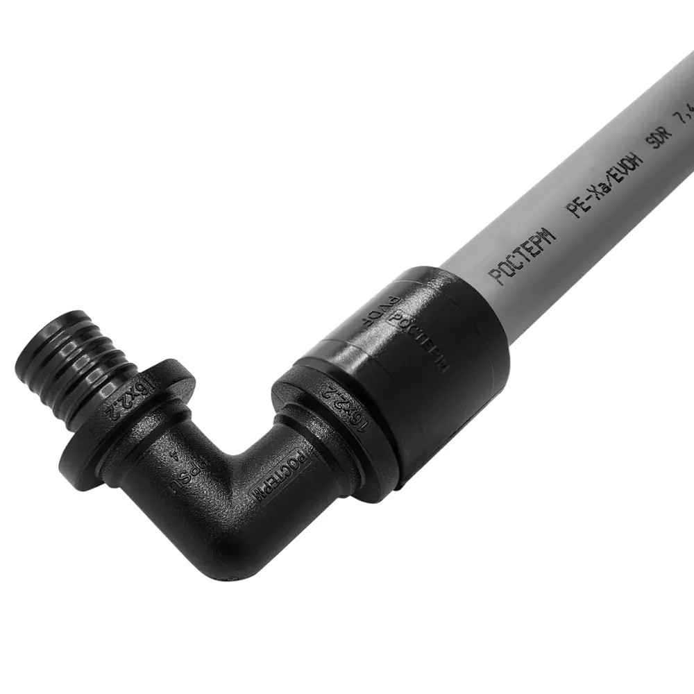 Угловой фитинг РОСТЕРМ 90° PPSU для труб 16 мм 82107724 STLM-0019122 - Вид №3