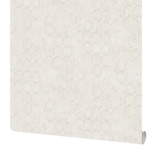 Обои флизелиновые Московская обойная фабрика Эликсир белые 1.06 м 4290-1