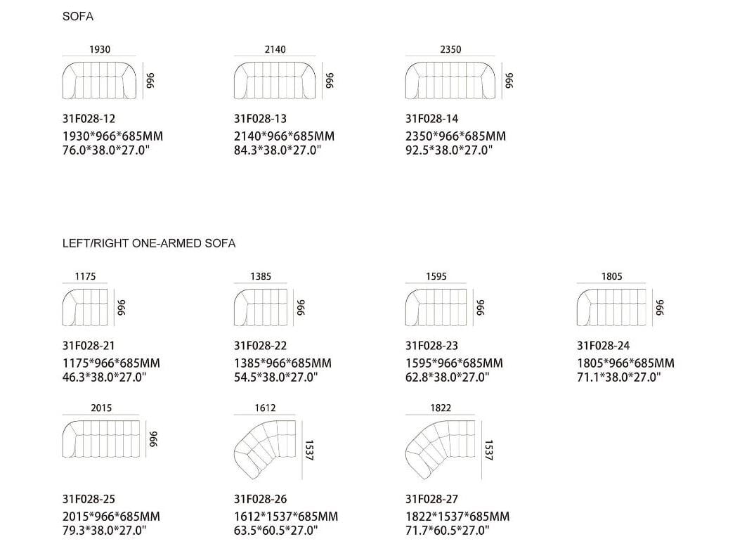 Кожаный изогнутый диван HC28 maison SKYLAR ARCH-00146276 - Вид №7