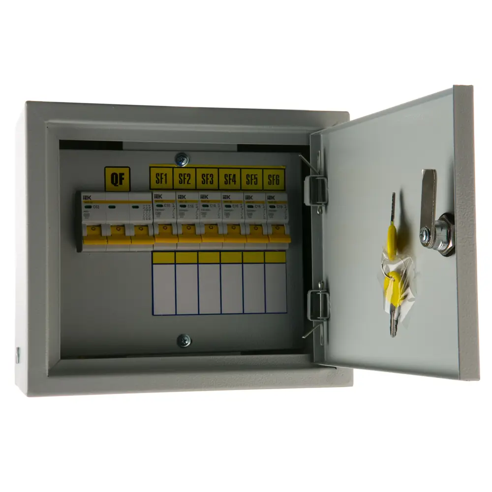Распределительный щиток IEK на 6 модулей с металлическим корпусом 15619527 STLM-0006145 - Вид №1