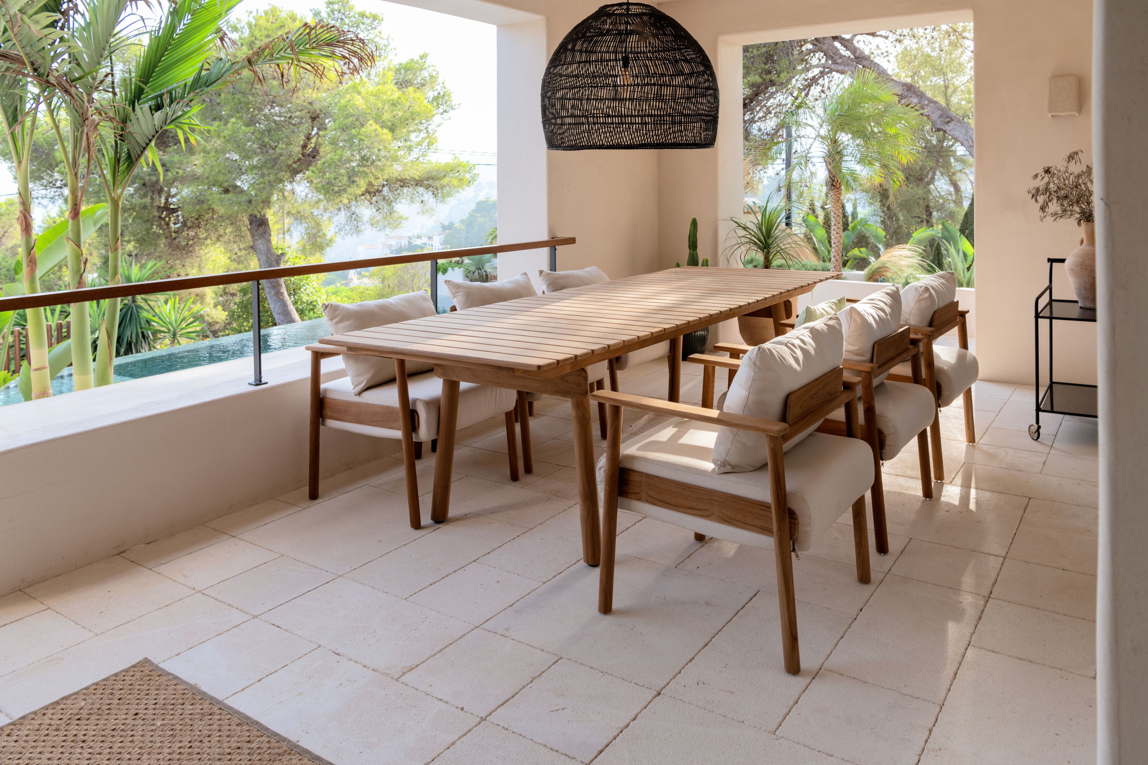 Садовый стол из тикового дерева FJAKA Pomalo ARCH-00083321 - Вид №4