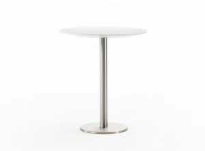 Marelli Высокий круглый мраморный журнальный столик Break