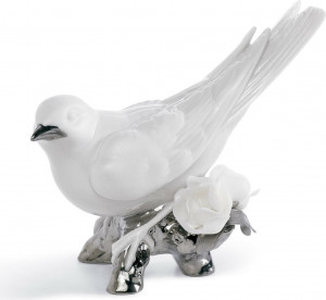 10669146 LLADRO Фигурка Lladro "Нежные звуки утра (Ре-Деко)" 11x13см Фарфор