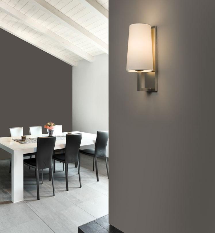 Astro Lighting Настенный светильник из алюминия и тканевый абажур sun-id-1493177 - Вид №8