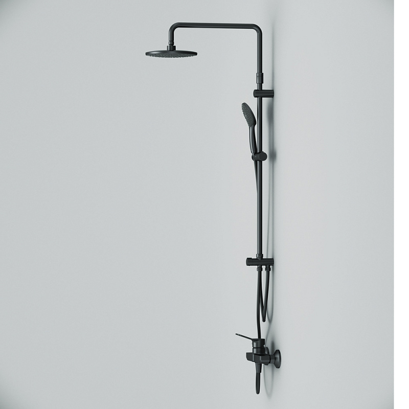 F42885A24 набор 2в1: см-ль д/душа верхний душ d 220 мм ручн.душ 110 мм 1 ф-ция душевая шт AM.PM X-Joy  - Вид №7