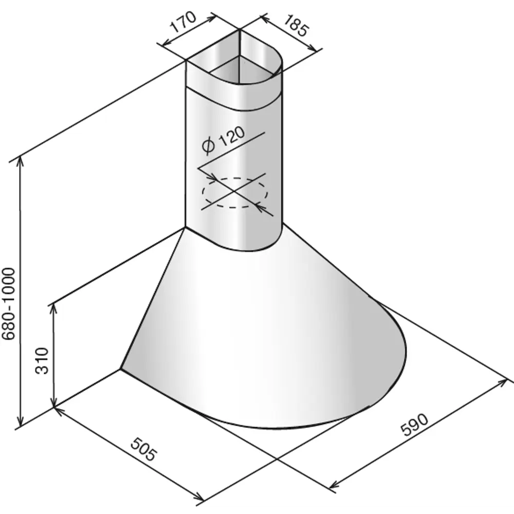 Вытяжка ELIKOR Эпсилон 60 см, цвет белый/серебро STLM-2191494 - Вид №10