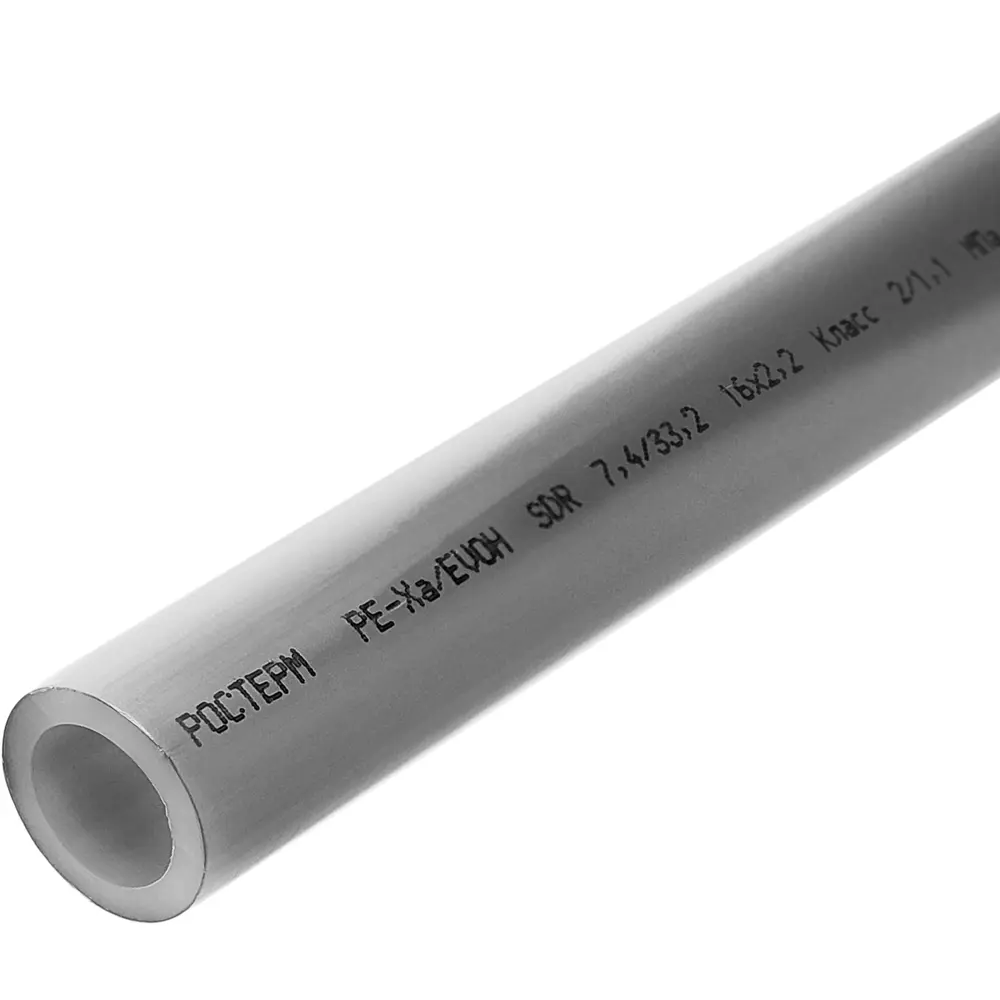 Труба РОСТЕРМ PE-Xa EVOH 16 мм для отопления и водоснабжения 84341364 STLM-0048669 - Вид №1