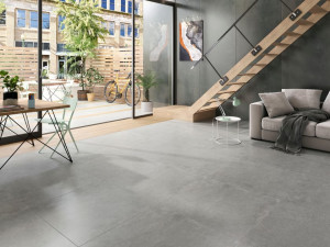 Пол / керамогранит с эффектом цемента