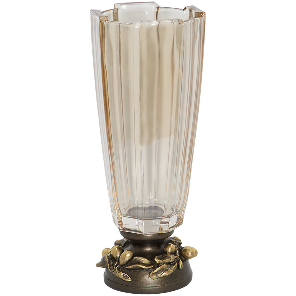 52102+52104 Фруктовница и ваза Oliva Branch Gold Бронза BOGACHO  - Вид №9