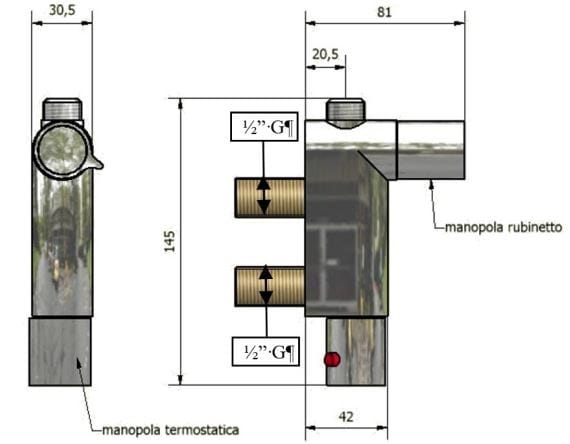Термостатический смеситель для душа Thermomat Thermo-mix ARCH-00016288