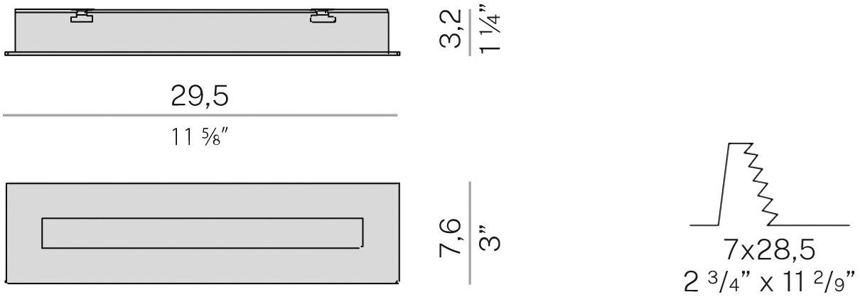 PANZERI Встраиваемый потолочный светильник из листового металла sun-id-1388176 - Вид №7